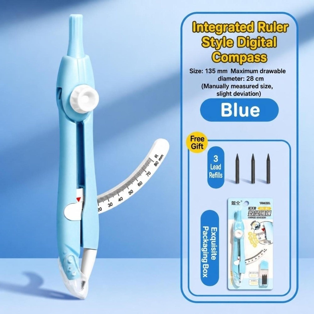 Digital Display Compass Lock-D - Compass Geometry Set ulasan dan harga