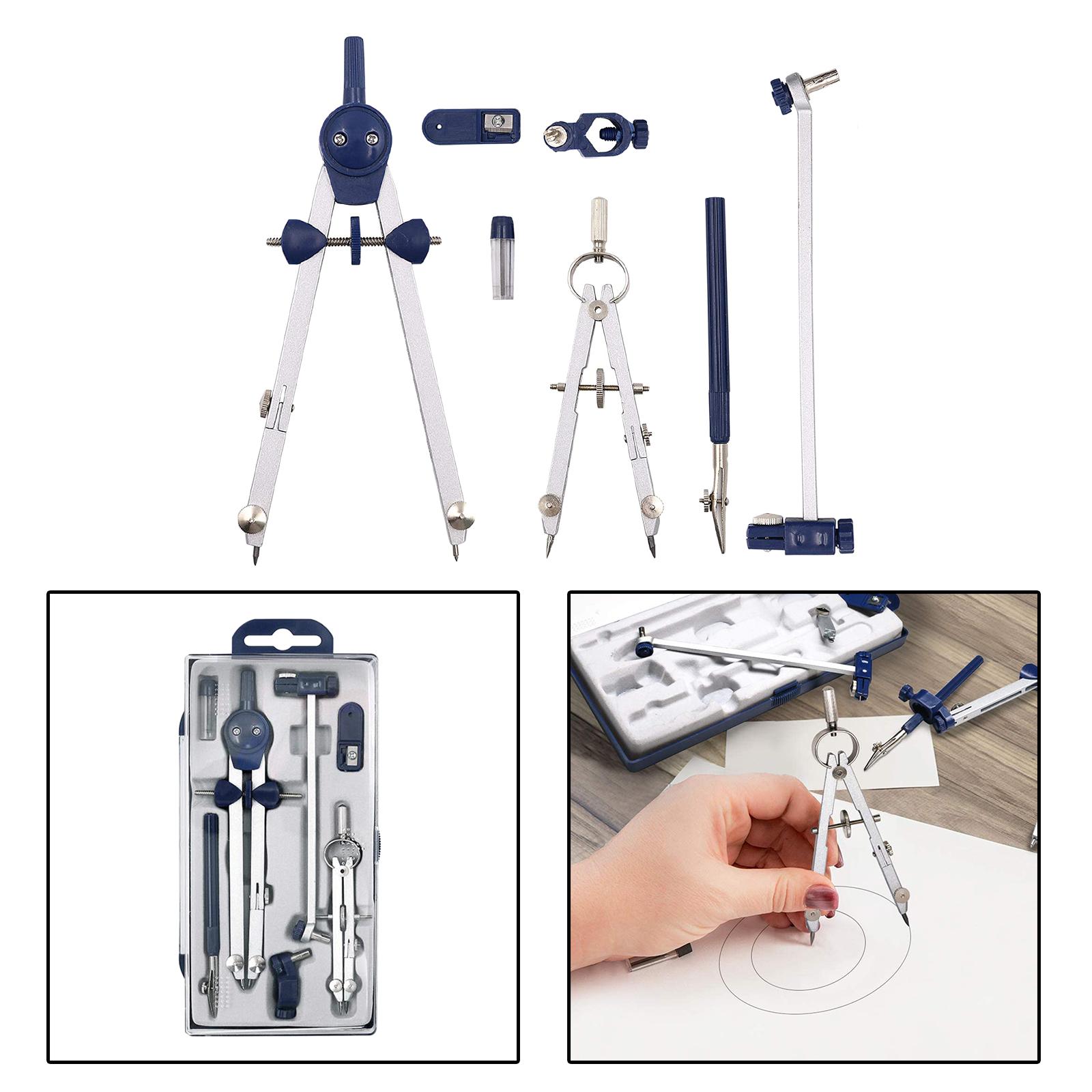 7Pcs Geometry Set , Geometry P - Compass Geometry Set ulasan dan harga