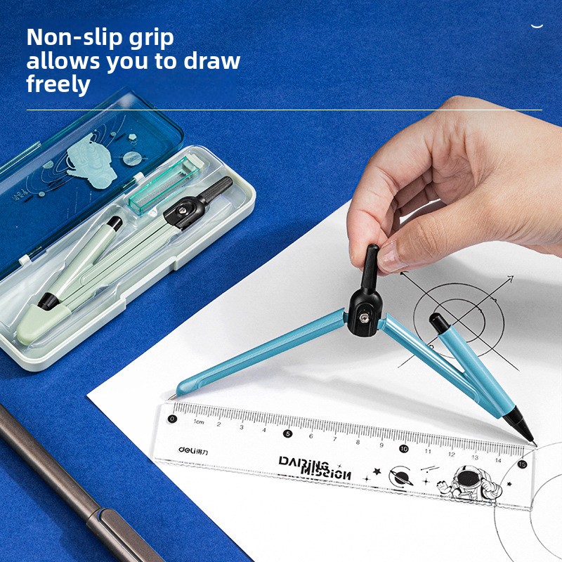 Simple Fashion Student Exam Dr - Compass Geometry Set ulasan dan harga