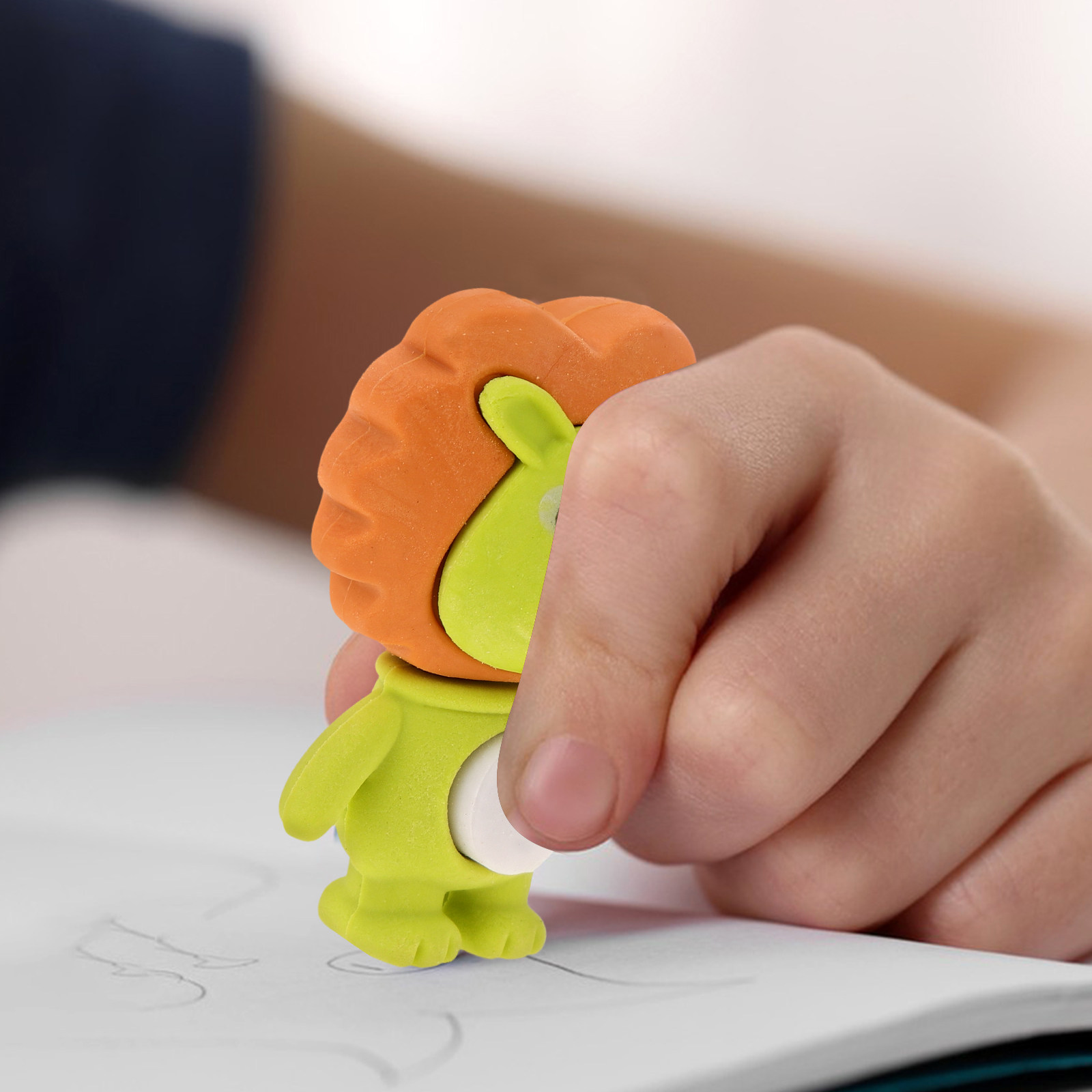 18Pcs Small Lion Eraser Lovely - Lion Stationery & Office Supply(Kunshan)Co.Ltd ulasan dan harga