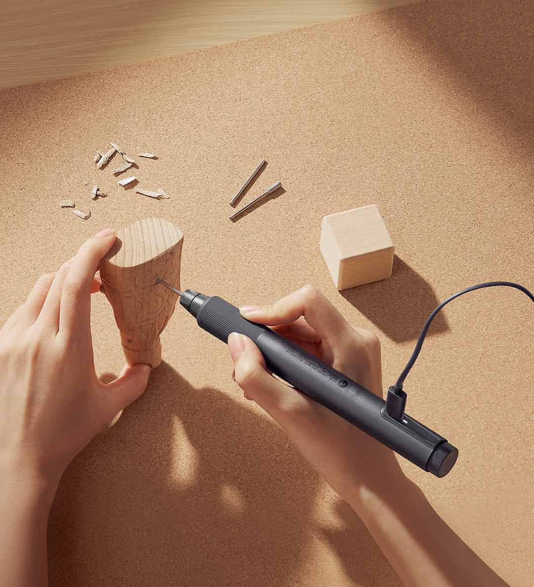 MIJIA Electric Grinding Pen 22 - Stationery Supply ulasan dan harga