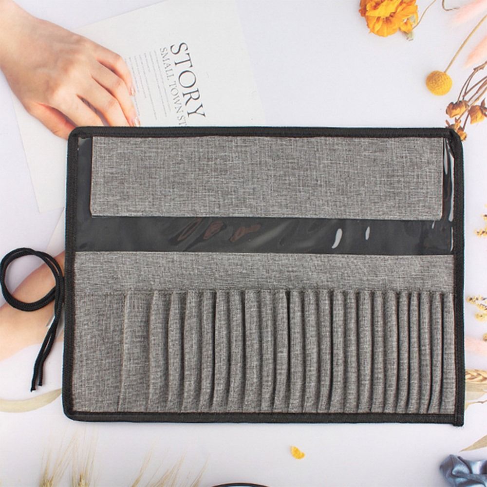 Multi-functional Canvas Painti - Pen Pouch Roll ulasan dan harga