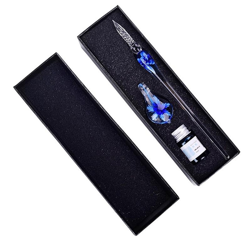 Glass Pen Glass Dip Pen Faux C - Fountain Pen Ink ulasan dan harga