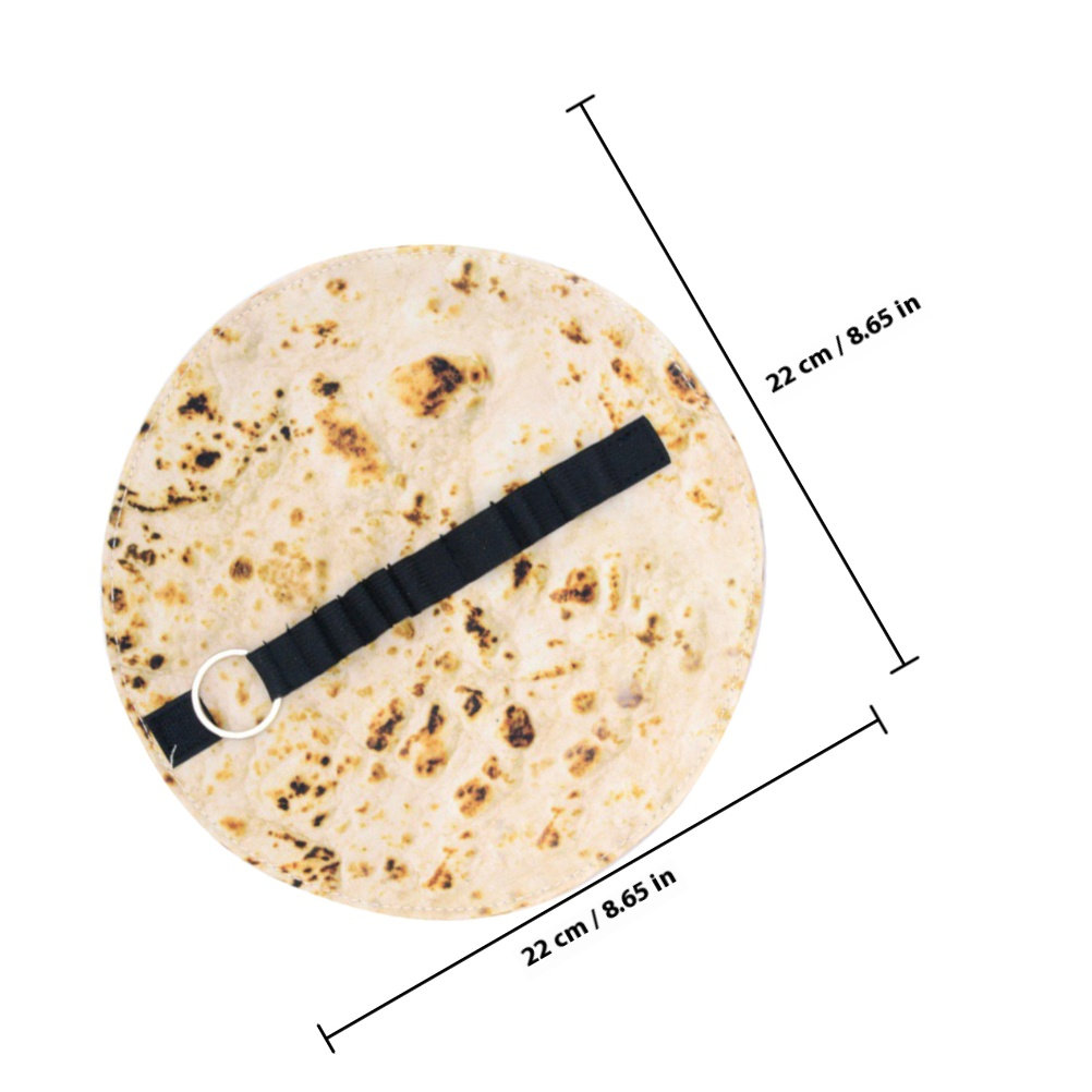 2Pcs Tortilla Pattern Canvas R - Pen Pouch Roll ulasan dan harga