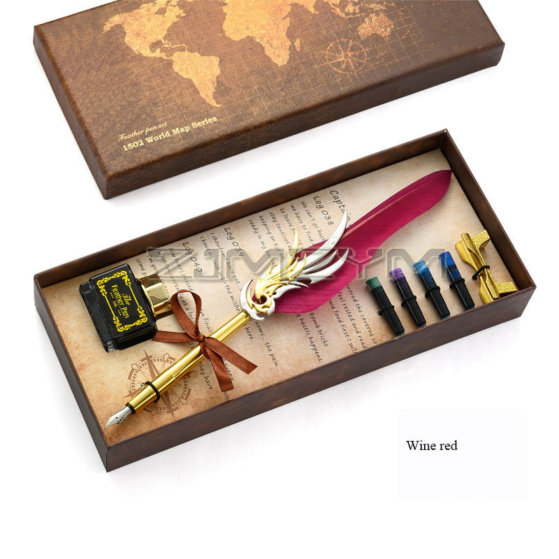 New Feather Pen Luxury Fountai - Fountain Pen Ink ulasan dan harga