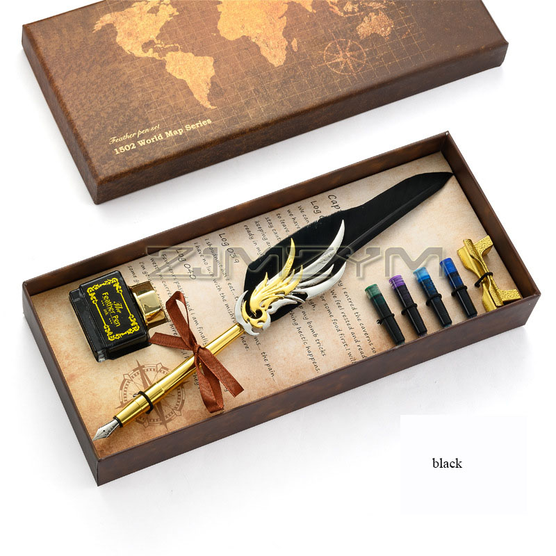 New Feather Pen Luxury Fountai - Fountain Pen Ink ulasan dan harga