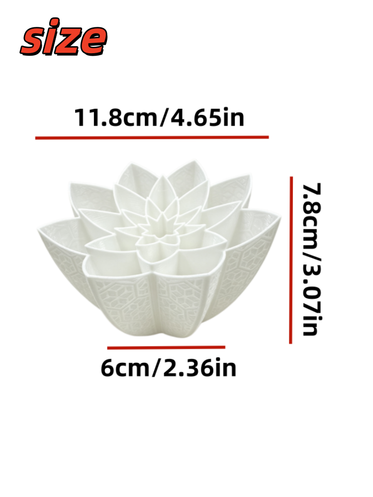 Floral Lotus Pen Holder Deskto - Stationery Office Supply Store ulasan dan harga