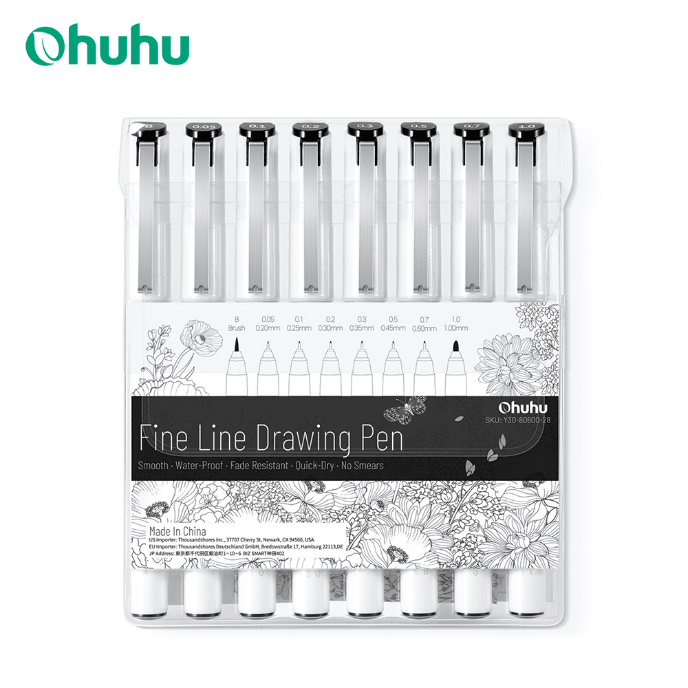 Ohuhu Micro Pen Fineliner Draw - Copic Marker Sketch ulasan dan harga